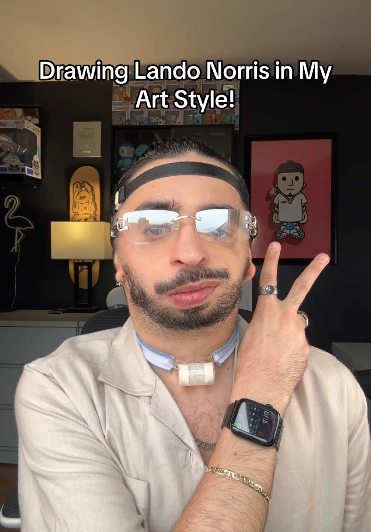 Replying to @Michael Naixel Trist Drawing Lando Norris in My Art Style! #landonorris #anime #art #artistsoftiktok #f1 