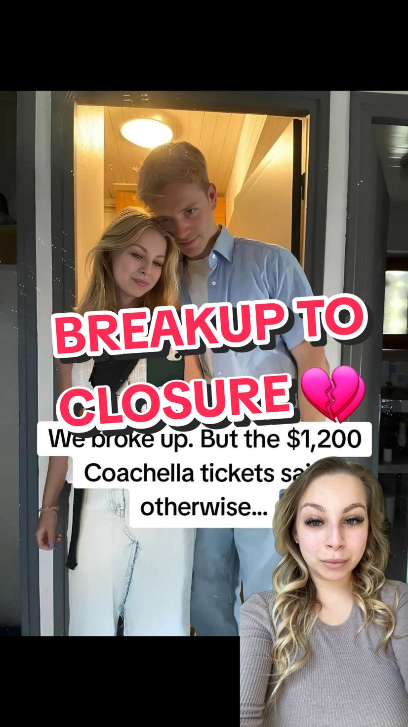 We broke up, but our $1,200 Coachella tickets forced a wild reunion! 🎟💔 From awkward dances to a hand-holding moment... #healingheart #breakupstory #exlove #exlover #festivallife #closure 
