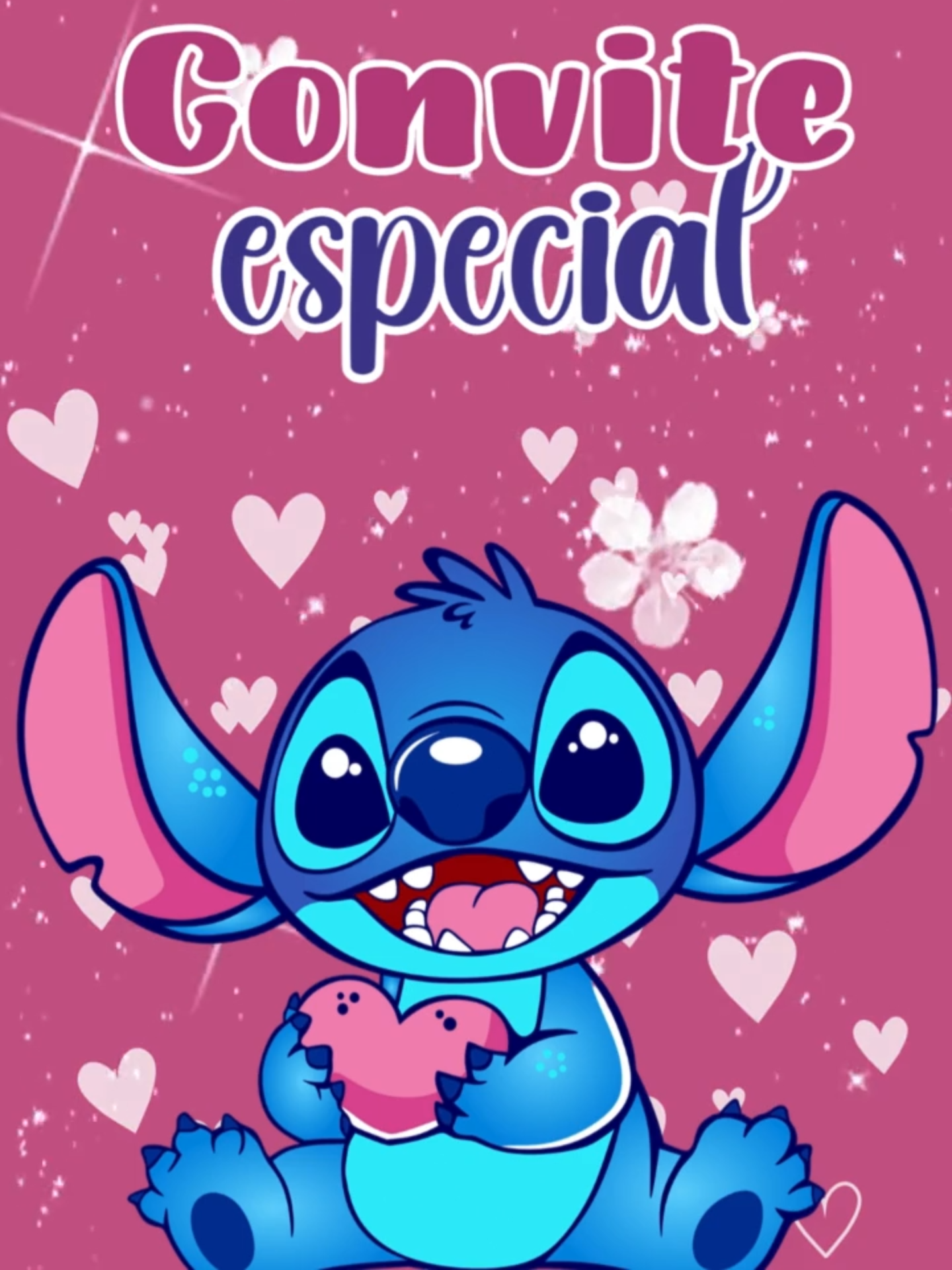 Convite animado Stitch  #conviteanimado #festainfantil #liloestitch #stitch #festastitchmenina #Stitch #convitestitch #liloandstitch