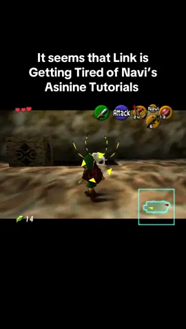 Navi, Just SHUT UP!!! #zelda #zeldaocarinaoftime 
