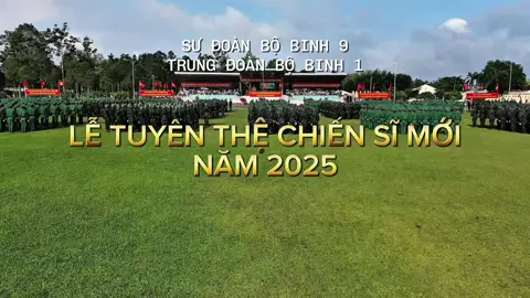 Thân gửi đến các đồng chí, gia đình chiến sĩ Video toàn cảnh buổi lễ Tuyên thệ chiến sĩ mới năm 2025 tại Trung đoàn 1, Sư đoàn 9, Quân đoàn 34 🇻🇳 #doanbinhgia #sudoan9 #quandoan34 #xuhuong2025🥰 #letuyenthe 