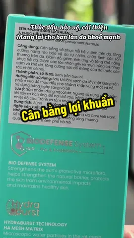 Serum cân bằng lợi khuẩn NMF Prebiotics , da yếu cần phục hồi, da m.un, nhạy cảm, muj.n tái đi tái lại nhiều lần rất nên dùng nhé ạ #reviewlamdep #md #care #mẹbơsữa🥑🍼 #csd #mdcarevietnam #prebiotics 