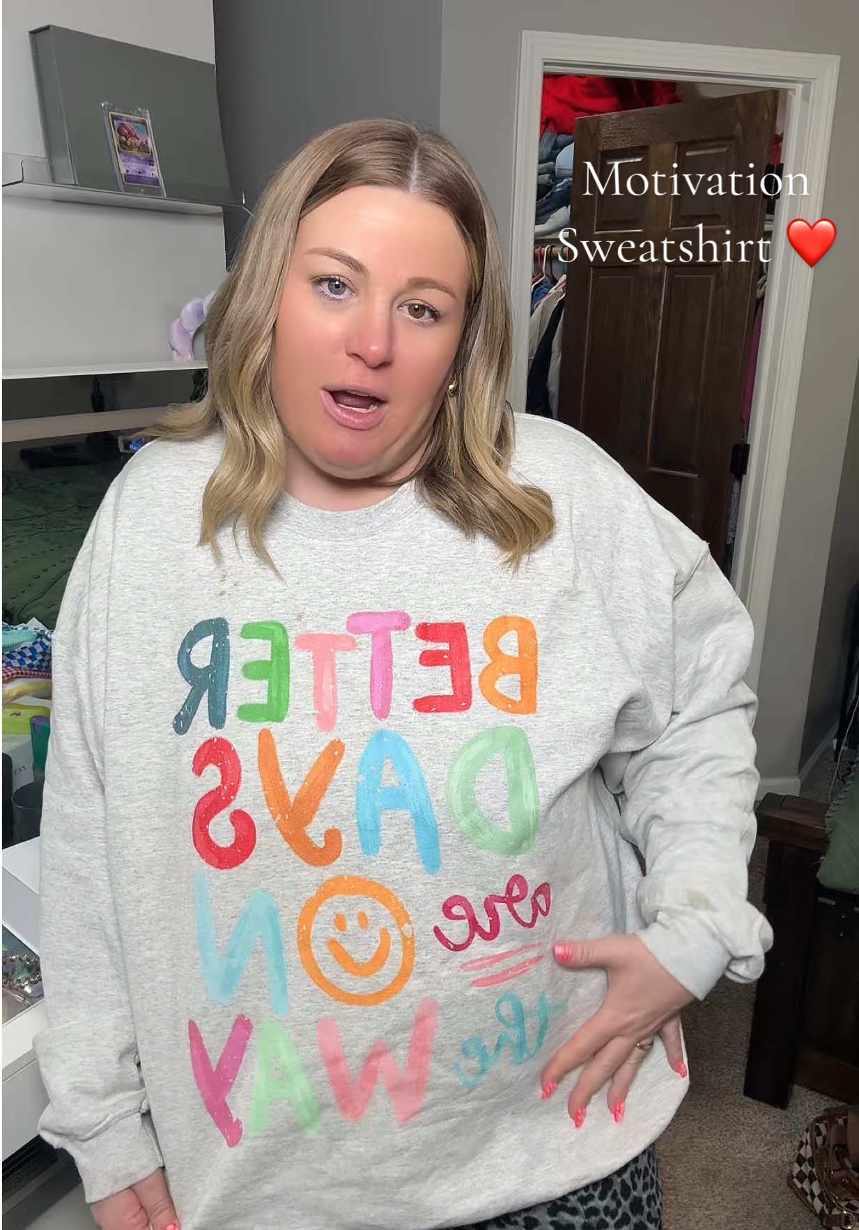 I am loving this sweatshirt so much!! A little positivity and encouragement that so many great things are to come! ❤️❤️ #graphicsweatshirt #positivity #motivationalsweatshirts #graphics #sweatshirts #graphicsweatshirt #encouragement #