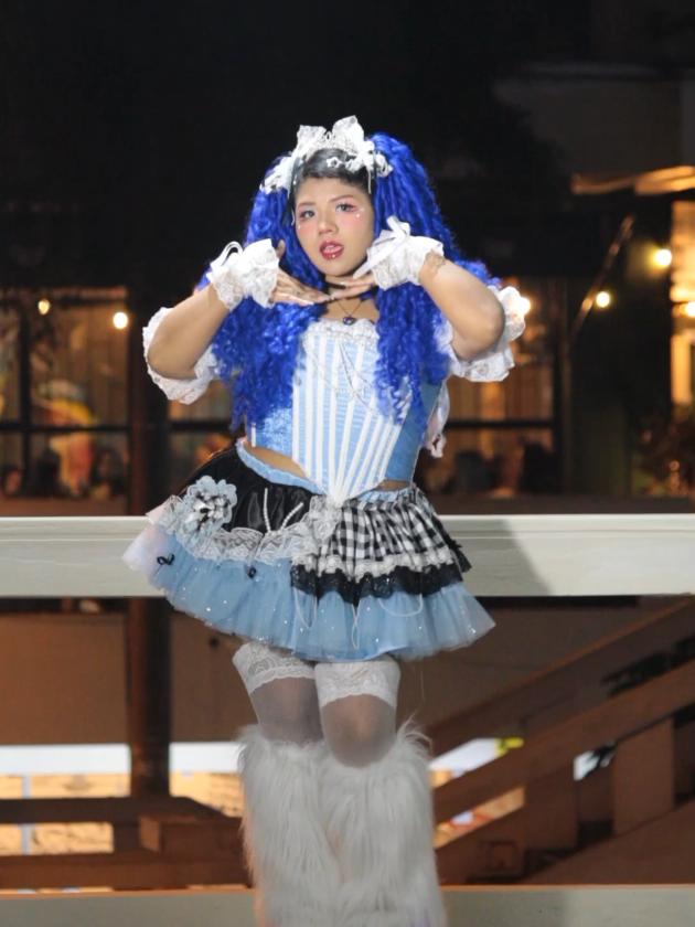 #AlyCat #lachicapopular #baile #dance #trend #alycatprincess #fyp  Video: @MitsuoTanaka 