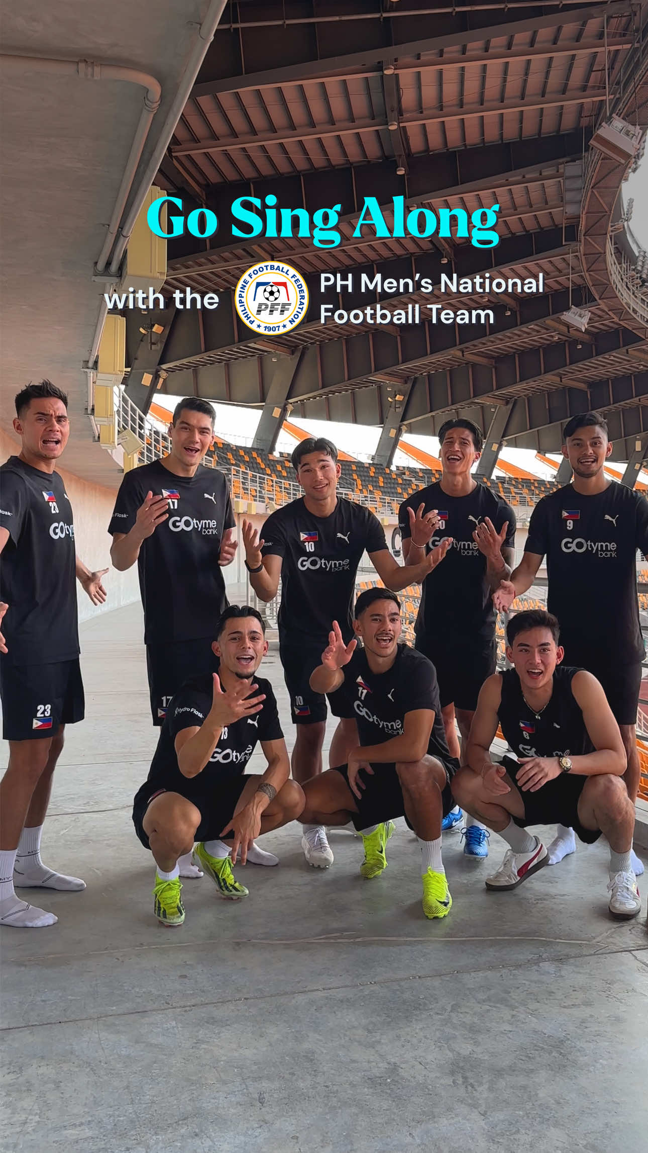 The @PH Men's Football Team are ready to win (your hearts). 🩵 #GoTymeBanksOnPHFootball Connect with a helpful human. Start a live-chat on the app, email us at help@gotyme.com.ph, or call #GO8888. GoTyme Bank is regulated by the Bangko Sentral ng Pilipinas. Deposits are insured by the PDIC up to P1,000,000 per depositor.
