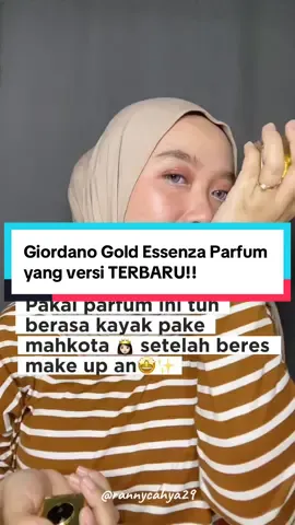 Ini dia Giordani Gold Essenza Parfum @oriflameidofficial versi kemasan baru yg wanginya mewaaahhh memikaatt bgttt 🥰🥰  Hadir dgn botol baru yg lebih mewah dan elegan,  lagi diskon 45% yaa + ada extra 15% juga kalo mau🤗 bisa order chat aku di 081615123000 yaa #giordanigoldessenza #parfumgiordanigoldessenza #ggessenza #parfumoriflame #parfumviral #giordanigoldessenzaparfume #parfumtiktok #fyp #parfummewah #parfumsultan #rekomendasiparfum #fypage 
