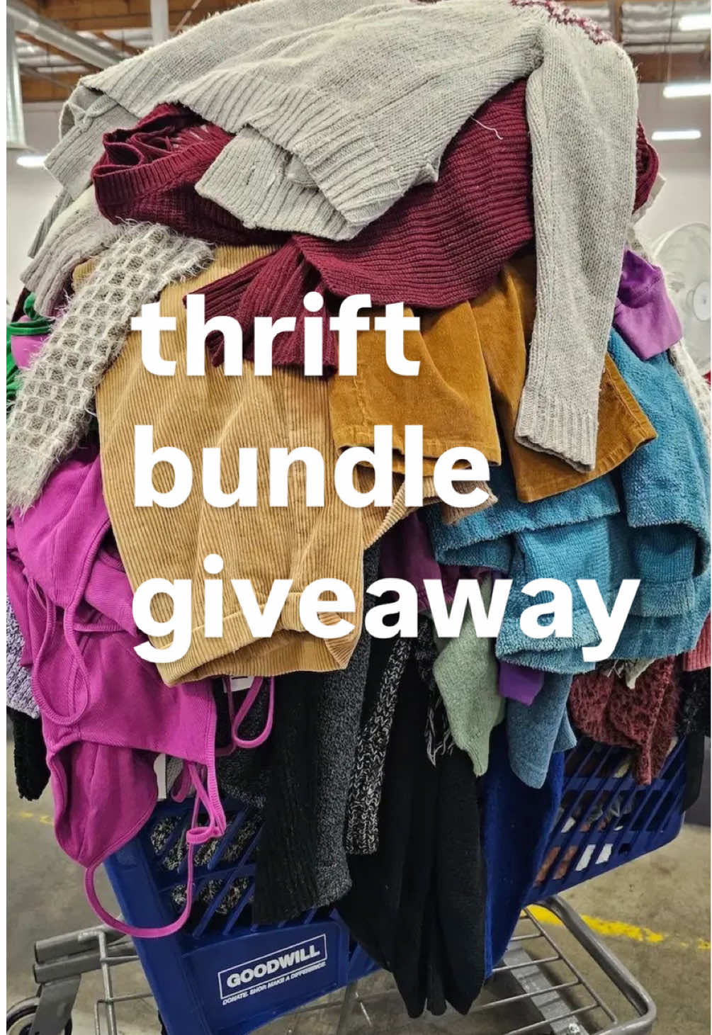 To enter:  1. Follow me 2. Send me a email to my email above with this info!  -your size  -your address/name for shipping!  -what you want me to thrift for (you, your kid, etc)  -and a link to a Pinterest board  I will randomly select someone for a bundle and bring you along with me to prove you can find it all second hand! Winner will be chosen on Monday 6/9/2025