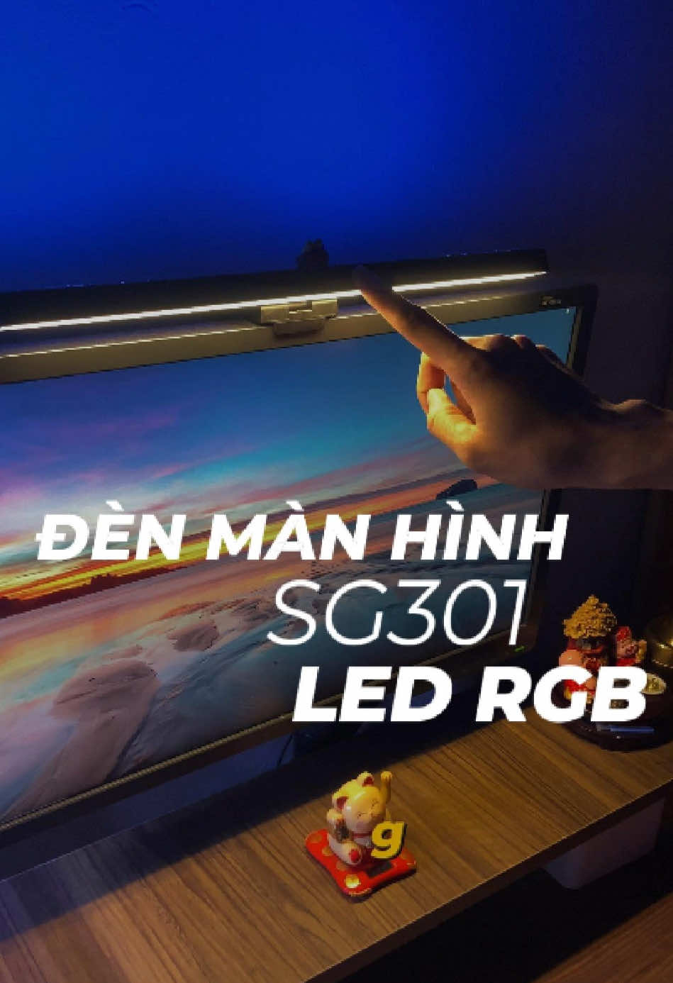 1 chiếc đèn kẹp màn hình mà anh em nào dùng máy tính cũng phải cần đến nó #denhoc #denhocchongcan #denhocdeban #denhocthongminh #denkepmanhinh #phukien #goclamviec #decor #sidohome #denmanhinh #denmanhinhmaytinh #setup 