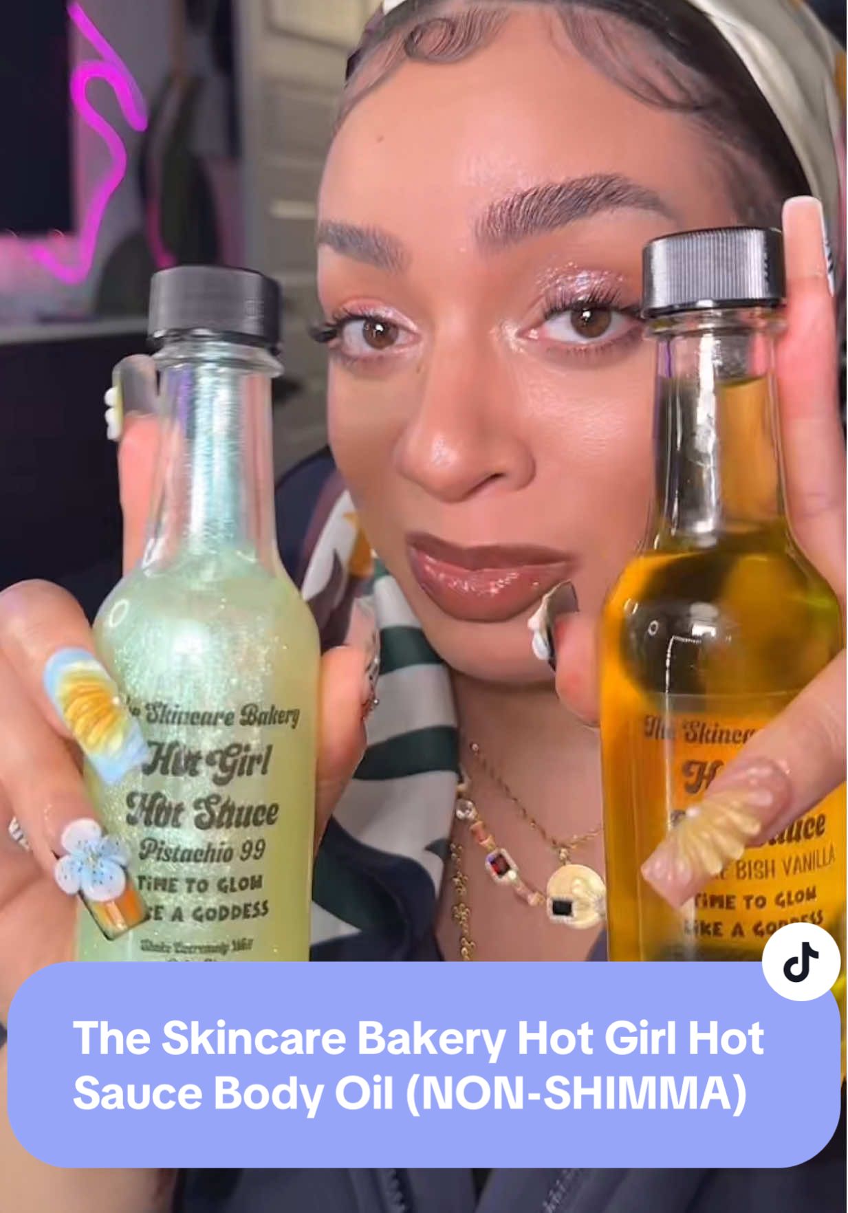 Replying to @☆ Xerus ☆ 😩 Indulge in the sweet scent of Boujee Bish Vanilla 🍨✨ This body oil is my secret to soft, great-smelling, hydrated skin 💦#HotGirlHotSauce #BoujeeBishVanilla #BodyOilLove #TikTokShopFinds #theskincarebakery @The Skincare Bakery #theskincarebakerybodyoil #theskincarebakeryreview #bodyoil #bodyoils #bodycare #tiktokshop #spotlightfinds #womenowned #TikTokShopCreatorPicks #fypシ゚viral #tiktokshoprestock #trending #viral #foryou #dealsforyoudays #oils #vanilla #tiktokshopsummerturnup #fathersdaygift #tiktokshopunboxing #shopwomenowned #vanillagirl #shopblackowned The Skincare Bakery Hot Girl Hot Sauce Body Oil (NON-SHIMMA)