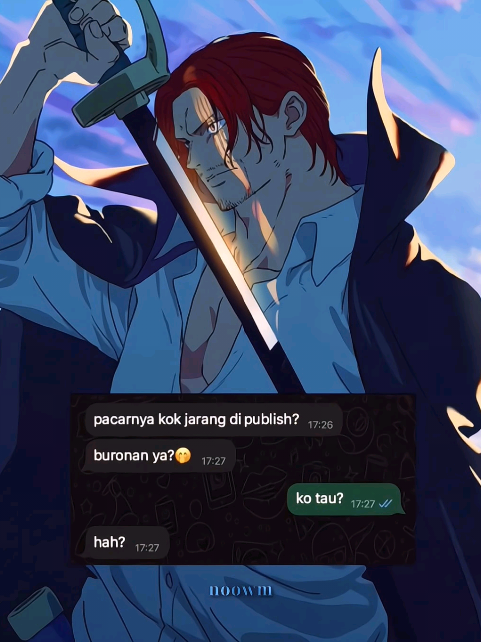 buronan beneran 😛  ib: @cooffelovest_  #shanks #akagaminoshanks #onepiece #fyp  twixtor: drinki & h4xxm || @lammie :3 @yoru.! @hayyraa☆ 