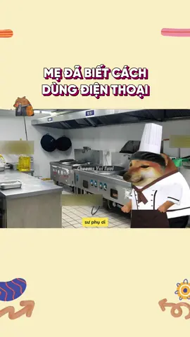 Mẹ đã biết cách dùng điện thoại #cheemsvuituoi 