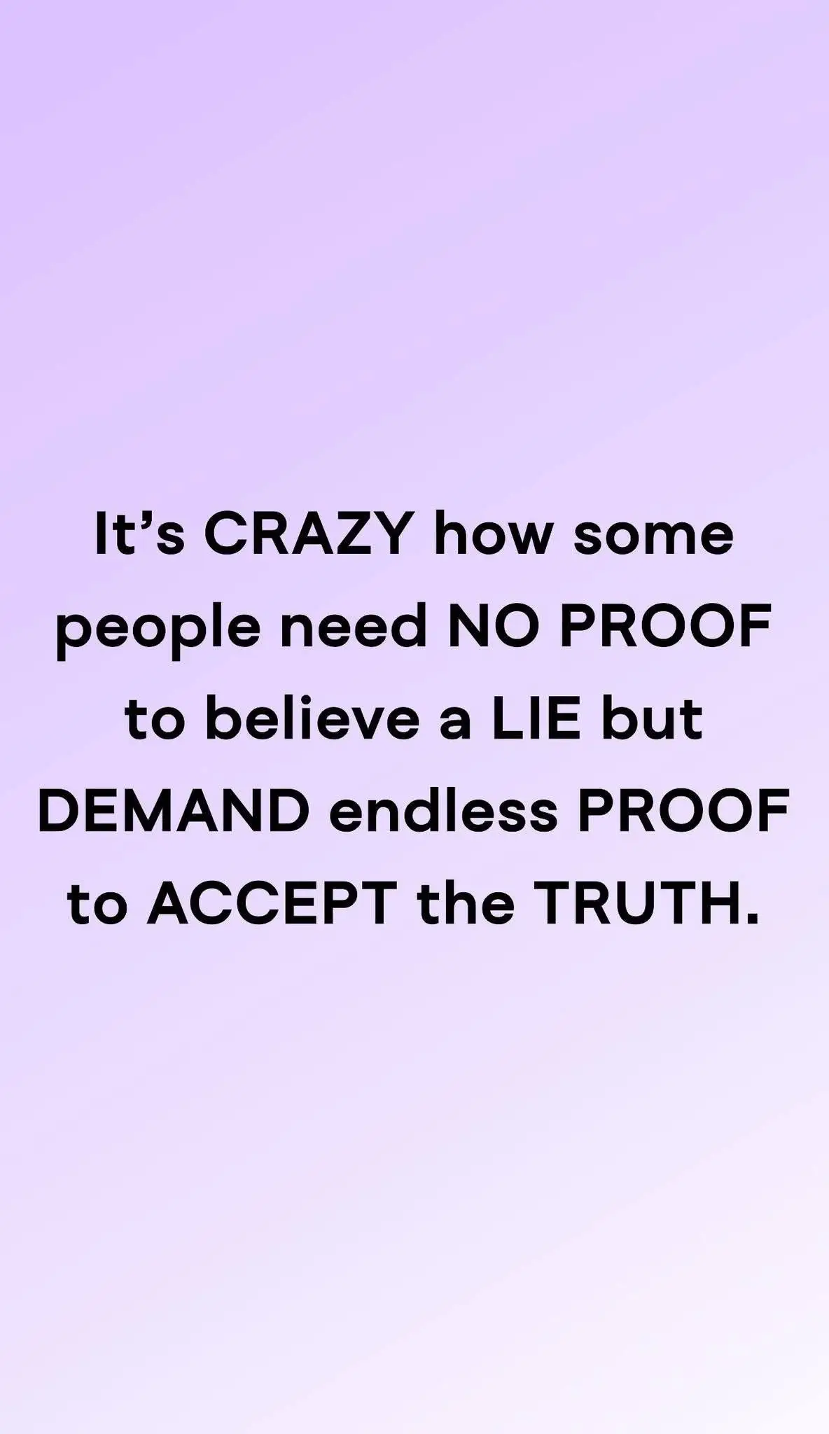 Proof is in the pudding 