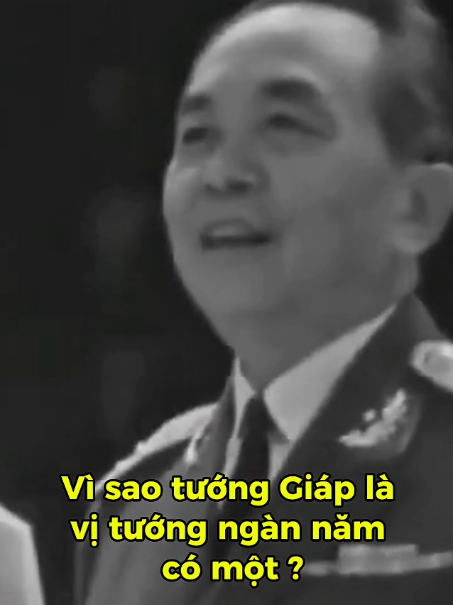 Đại tướng Võ Nguyên Giáp vị tướng ngàn năm có một của Việt Nam 🥰🇻🇳 #lichsuvietnam #anhhungdantocvietnam 