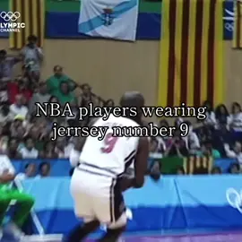 NBA players wearing jersey number 9 #number9 #NBA #9 #michaeljordan #michealjordan  #airjordan #rondo #iguodala #dwade #dwyanewade #tonyparker 