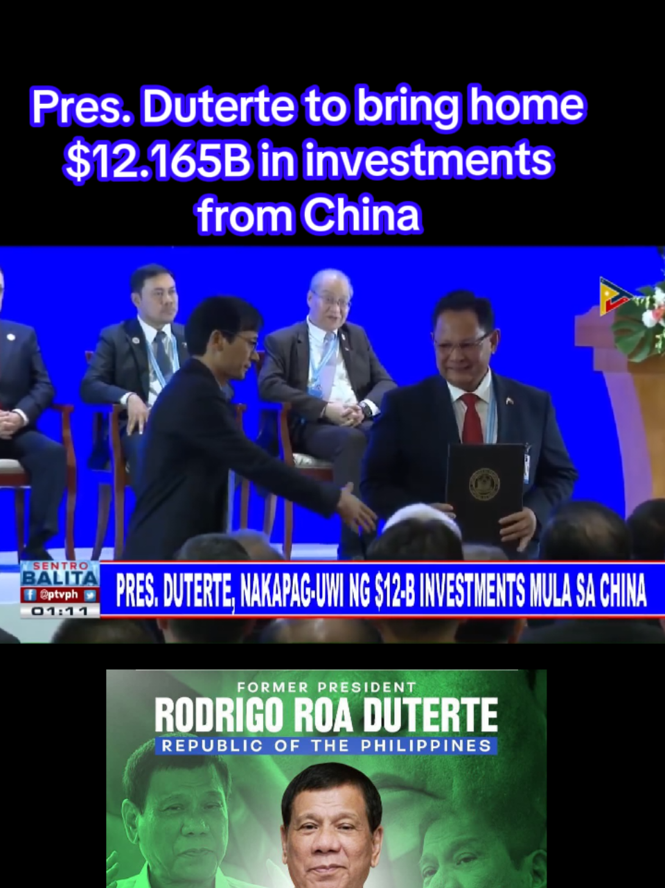 https://ceza.gov.ph Duterte to bring home $12.165B in investments from China #rodrigoduterte #dutertelegacy #chinainvestors #foriegninvestment #presidentduterte #fprrd 