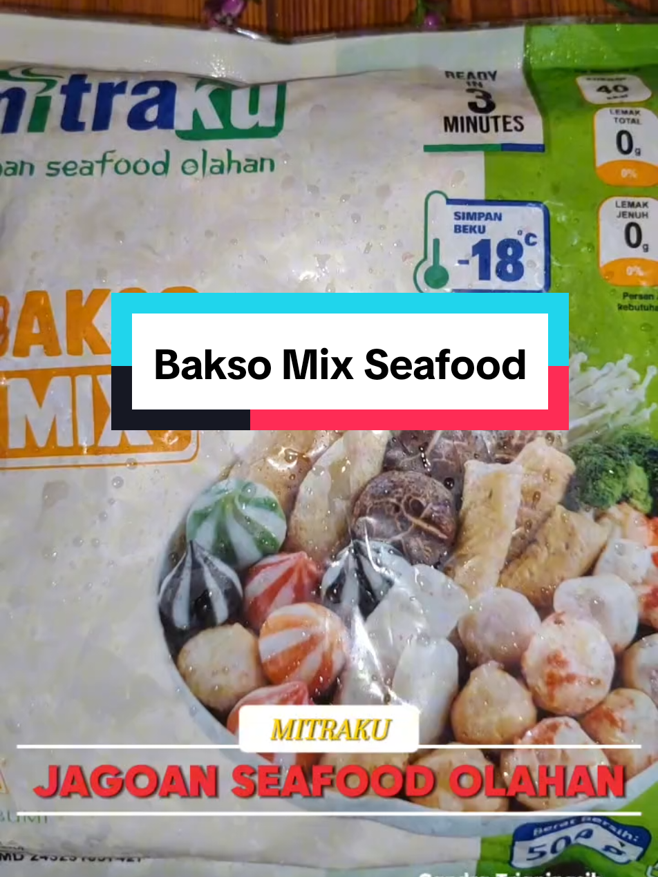 Mitraku bakso mix #cekkeranjangkuning #baksomix #baksomixseafood #frozenfood 