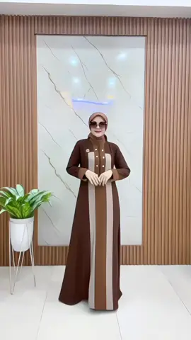 Hanna Dress Gamis casual, simpel dan elegan