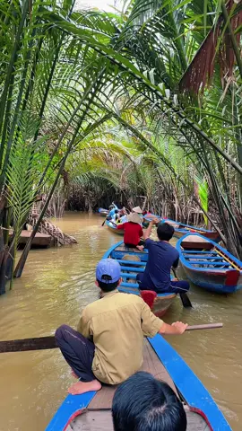 Chèo xuồng ba lá tham quan rừng dừa nước ở Cồn Thới Sơn ⛵️🛶🚣‍♂️🚣🌴🥥