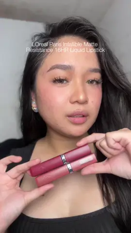 My top choice for a no retouch lippie! Get yours now! @L'Oreal Paris  #LOrealPH #MadeToResist #MyInfallibleEra #LOrealPartner #makeup #lipstick #fyp #makeupph #beautyph #tryon 