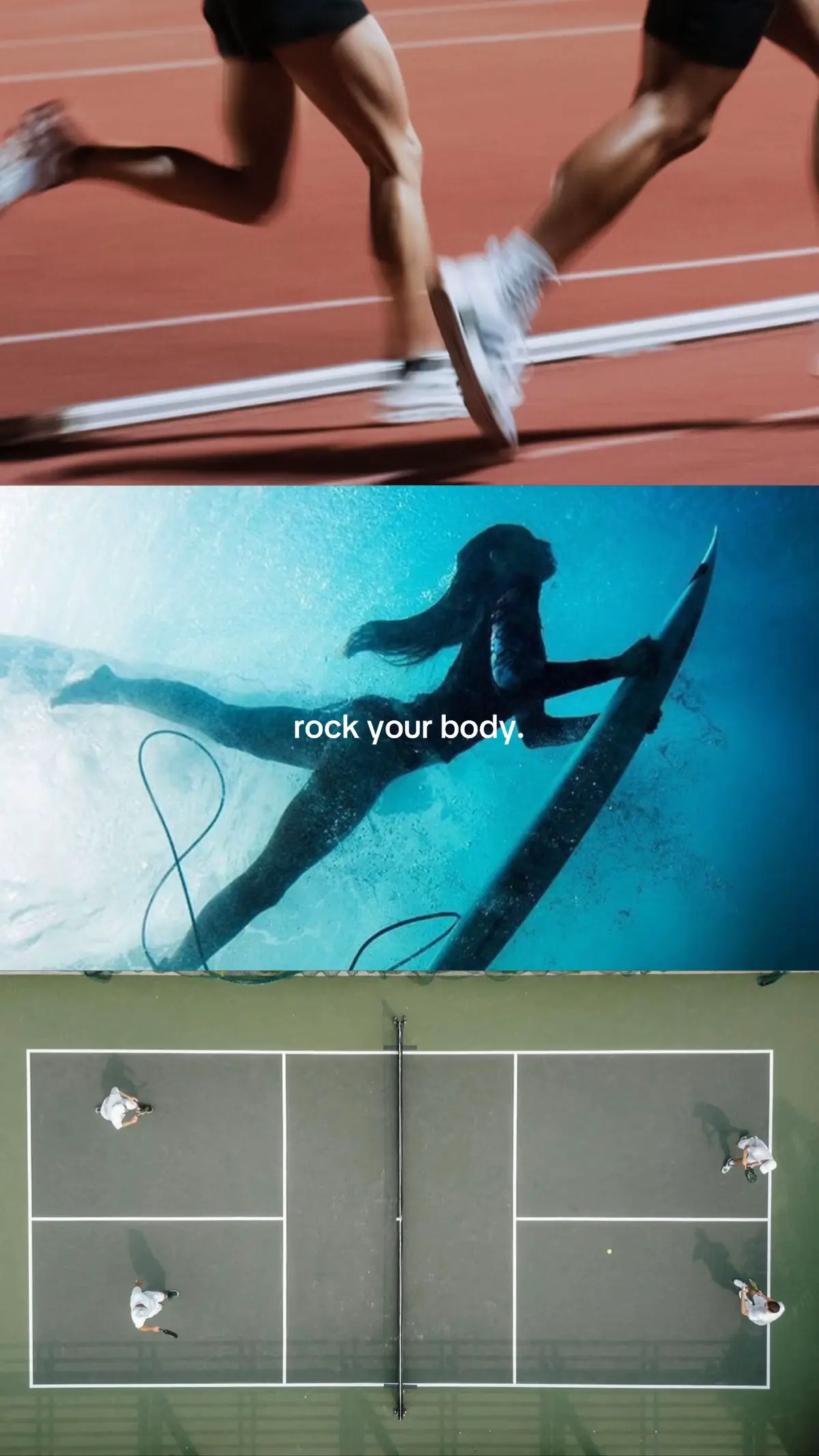 rock your body!!! #sports #sportstiktok #sportygirls #sportislife #surfing #tennis #Running #healthylifestyle #Lifestyle #inspo #aesthetic #rockyourbody #workouts #fyp #viral #xybca #blowthisup #makethisviral #targetaudience #dontletthisflop #therightsideoftiktok #globa #famous #withluva 