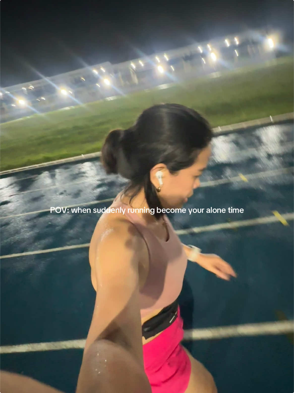 Run in the rain #Running #fyp #solorun 