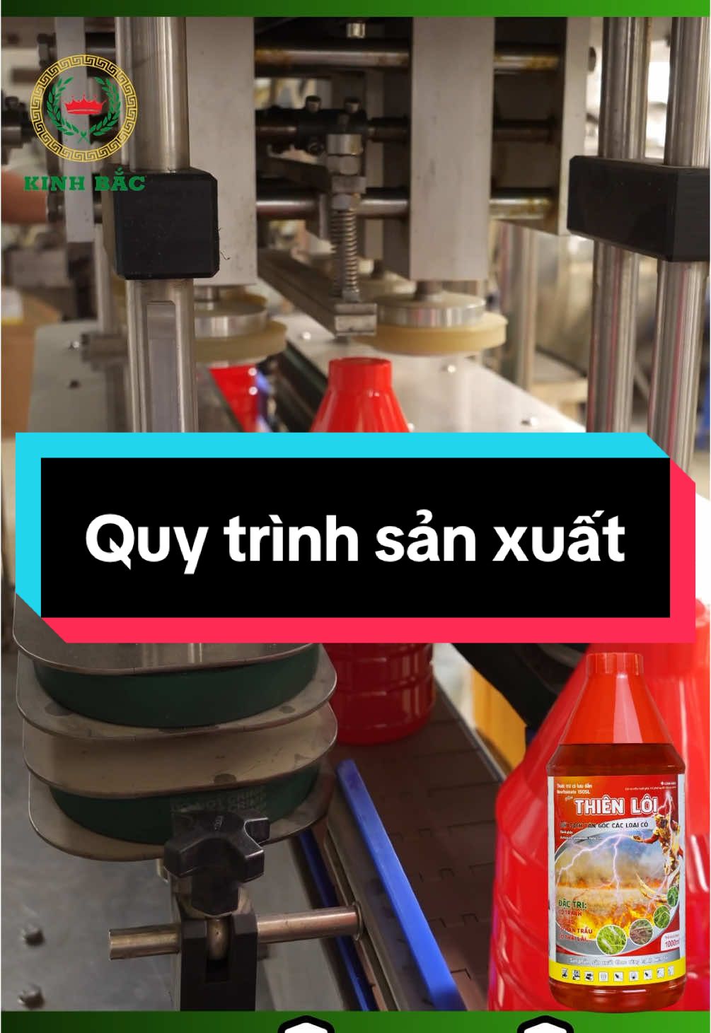Quy trình sản xuất thuốc cỏ Thiên Lôi tại nhà máy