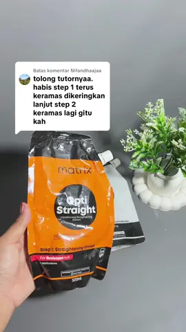 Membalas @Nifandhaajaa #smoothing #matrix #smoothingrambut #smoothingkeratin #fyp 