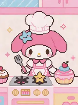 Chef my melody#sanrio #mymelody #kuromiandmymelody #wallpaper 
