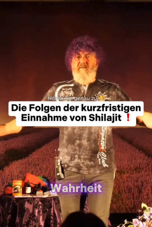 Die Folgen der kurzfristigen Einnahme von Shilajit ‼️ #fyp #shilajit #gesundheit #ernährung 