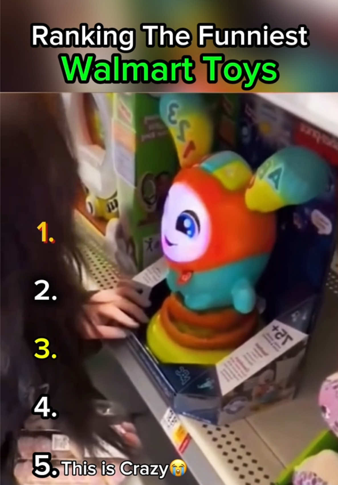 Ranking The Funniest Walmart Toys #ranking #top5 #walmart #toys #fyp #funnyyyy #witzigevideos 