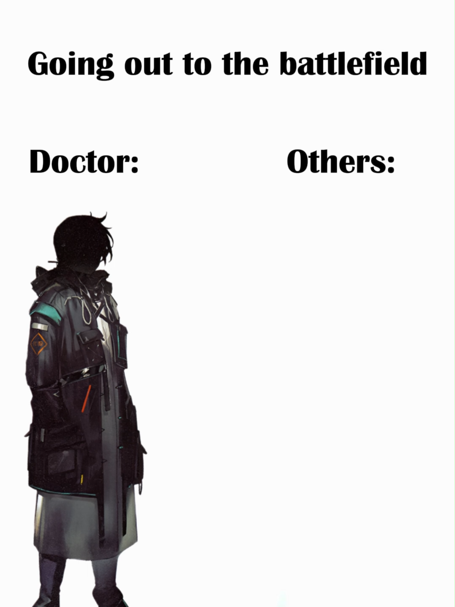 No weapons needed just pure sanity #arknights #doctor #meme #arknightsmeme #arknightsedit