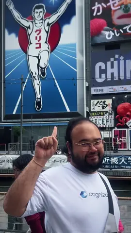 07.06.2025 Glico (Running Man) Dotonbori Osaka Japan 🇯🇵  #dotonbori #glico #runningman #osaka #japan #日本 #osakatravel 