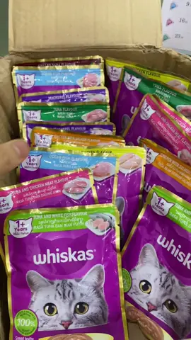 Pate Whiskas thơm ngon nhiều vị cho mèo , combo 24 gói mix vị cho mèo, pate Whiskas mix vị cho mèo #cun #cuncondangyeu #meo #meocon #xuhuongtiktok #xuhuong #viral 