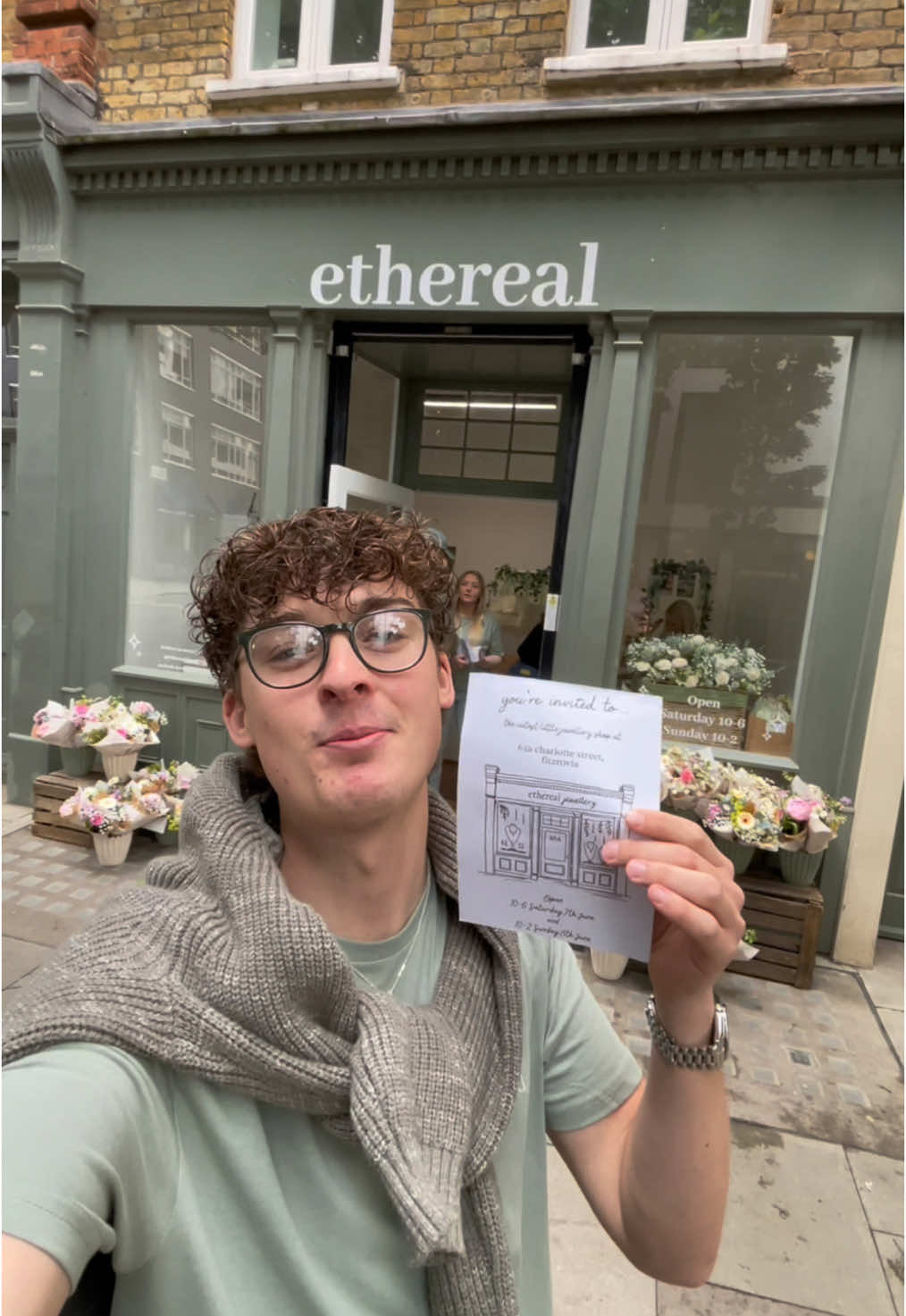 Ethereal’s first ever pop up shop! ✨💚 📍65a Charlotte Street, Fitzrovia, London, W1T 4PQ #etherealpopup #777 #whimsicaljewellery #myetherealjewellery #goldjewellery #giftideas #crystalnecklaces 