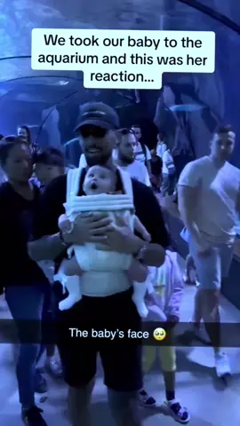 Baby’s first trip to the oceanarium#foryou #fyp #baby #babytiktok #funny 