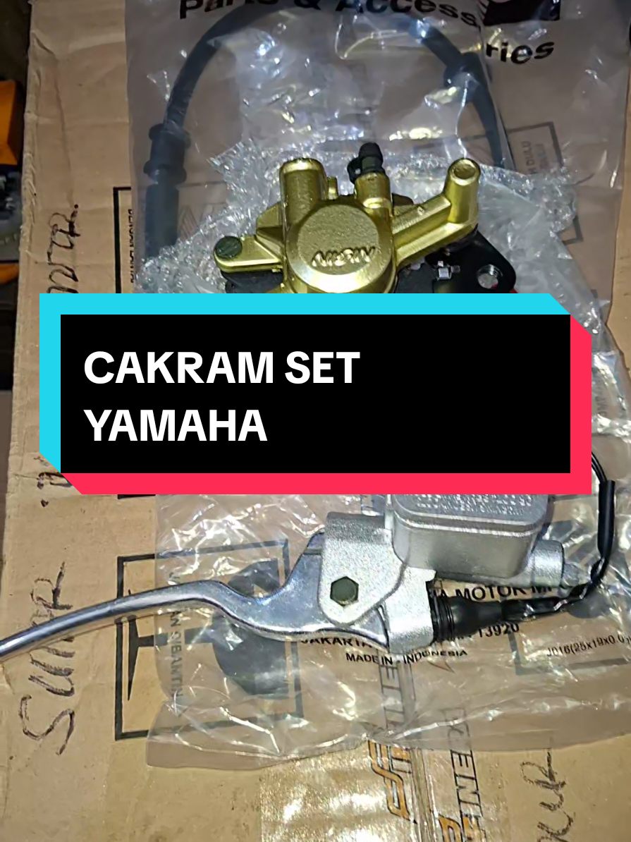 #cakramsetdepan #kalipercakram #mx #mio #jupiterz1 #veganew 