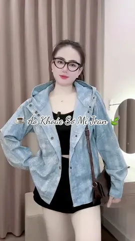 Mặc đẹp không phải để người khác ngắm, mà là để mình phải lòng chính mình 😋#áo_khoác_jean_nữ #65kg_đổ_lại #byHangFin #fypシ゚ 