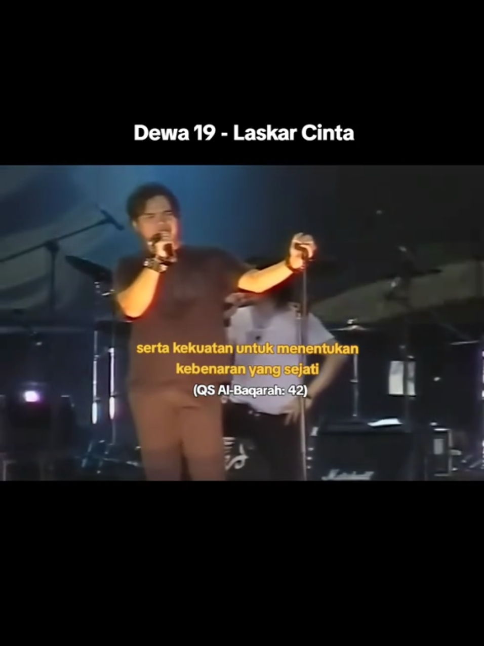 Dewa 19 - Laskar cinta Lagu yang Terinspirasi dari ayat-ayat suci Al-Quran ❤️ Credit : 18 Production - Konser Musik Indonesia #dewa19 #ahmaddhani #dewa19band #laskarcinta #laskarcintadewa19 #fyp 