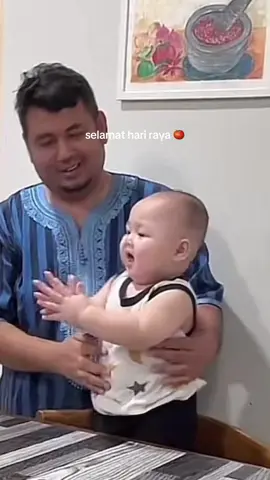 Selamat Hari Raya Korban Auntyy Uncle🍅🤍 #gibran #babygibran #abangchaq #babytiktok #babyonline #live 