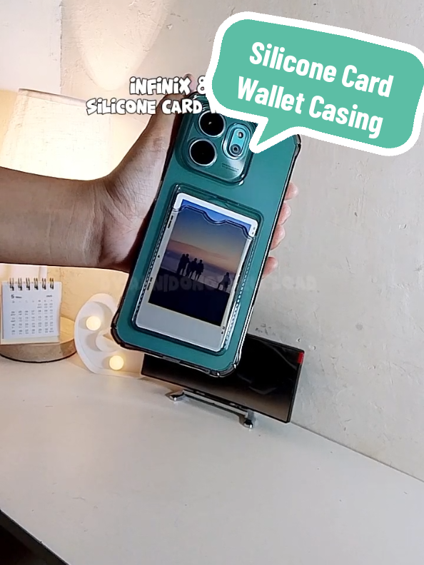 Silicone Card Wallet Casing for Infinix and Techno  #casing #case #phonecase #infinixcase #infinixsmart9case 