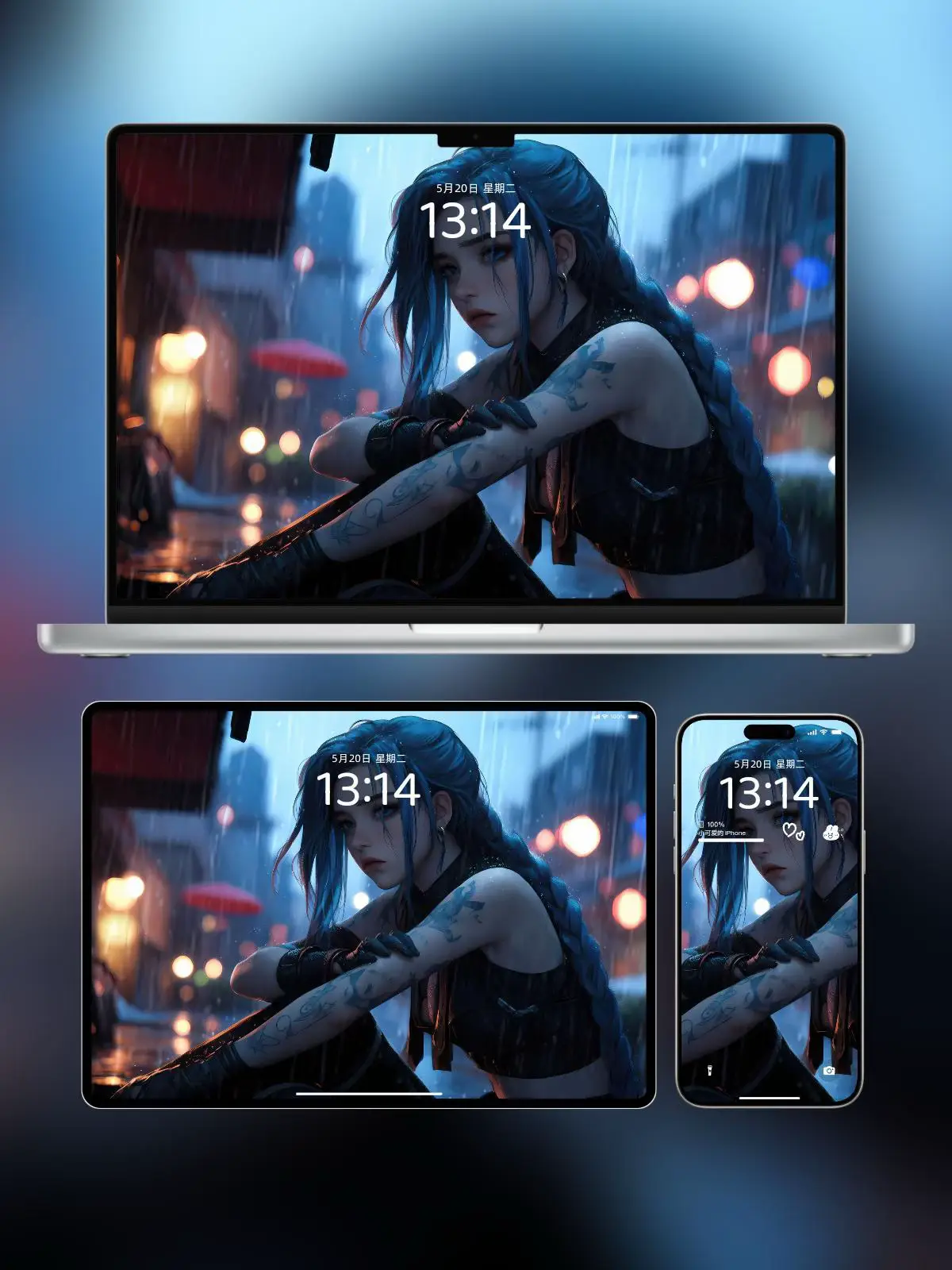 Jinx – Khi hỗn loạn cũng có nét đẹp riêng  #fyp #foryou #wallpaper #jinx 