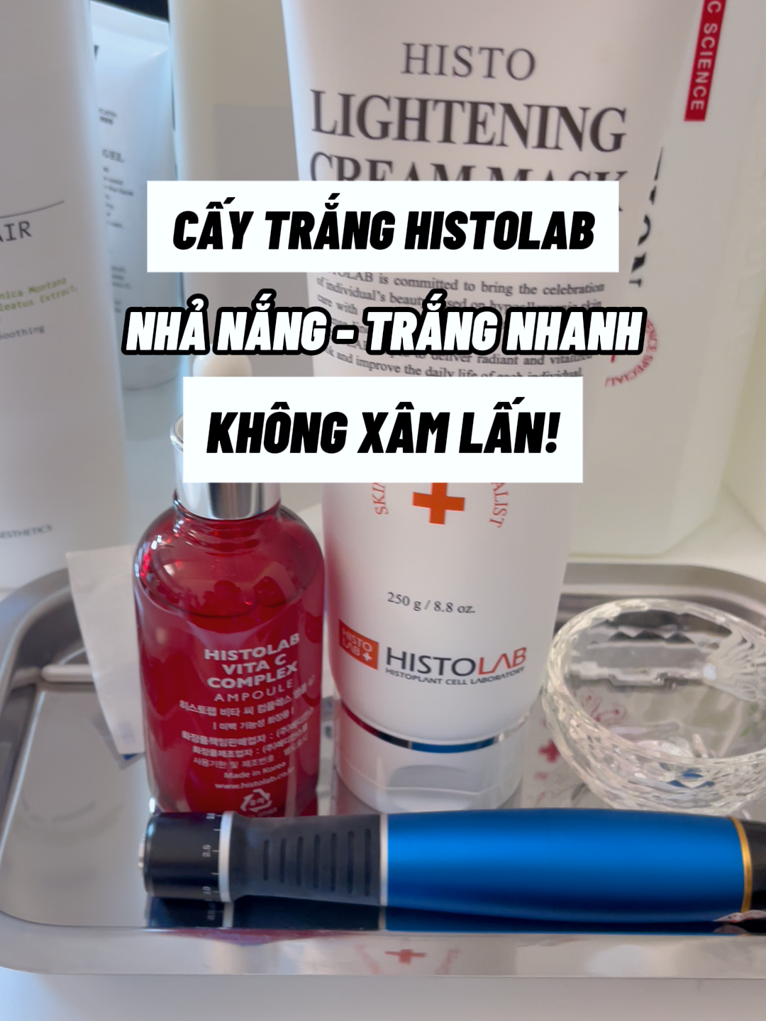 Nàng muốn da trắng khỏe, mờ thâm nhưng ngại xâm lấn!? Cấy trắng Histolab tại Mialala chưa tới 3.o.o cành, nguồn gốc rõ ràng, an toàn và đặc biệt không 