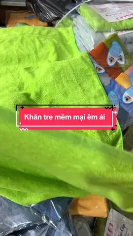 Chất liệu làm bằng sợi tre nên rất mềm mại người lớn xài được em bé xài được #khantamcaocap #khantamgiare #khantamcotton #khantam #khantamchobe #nhandongnai 