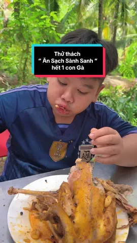 Thử thách “ Ăn Sạch Sành Sanh “ hết 1 con Gà nhận thưởng 10 triệu #sinl #metub 