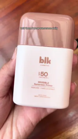 only sunscreen we accept 🙂‍↔️ #fyp #blkcosmetics #makeupph 