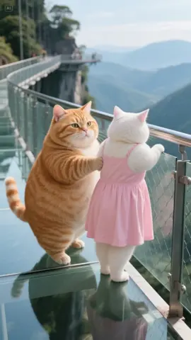 The Revenge of the White Cat#orangecat #AI #tiktok #viralvideo #fyp