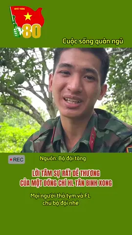 Lời tâm sự của 1 anh lính sau khi huấn luyện tân binh xong #cuocsongtrongquanngu #qdndvn #saonhapngu #xuhuongtiktok 