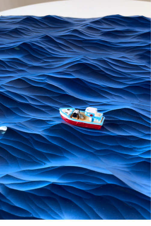 Once aboard the pirate ship of life, become a happy pirate.⛵️ 40x40cm // link in bio // Available now  #sea #artist #art #ocean #oceanart #design #sculpture #fyp #woodcarving #handmade #handcrafted #artwork #oceanlover #blue #watercolor #acrylic #wood #woodworking #homedecor #wallart #gift #viral #viralreels #usa #losangeles #surfing #sailing #pirate #ship 