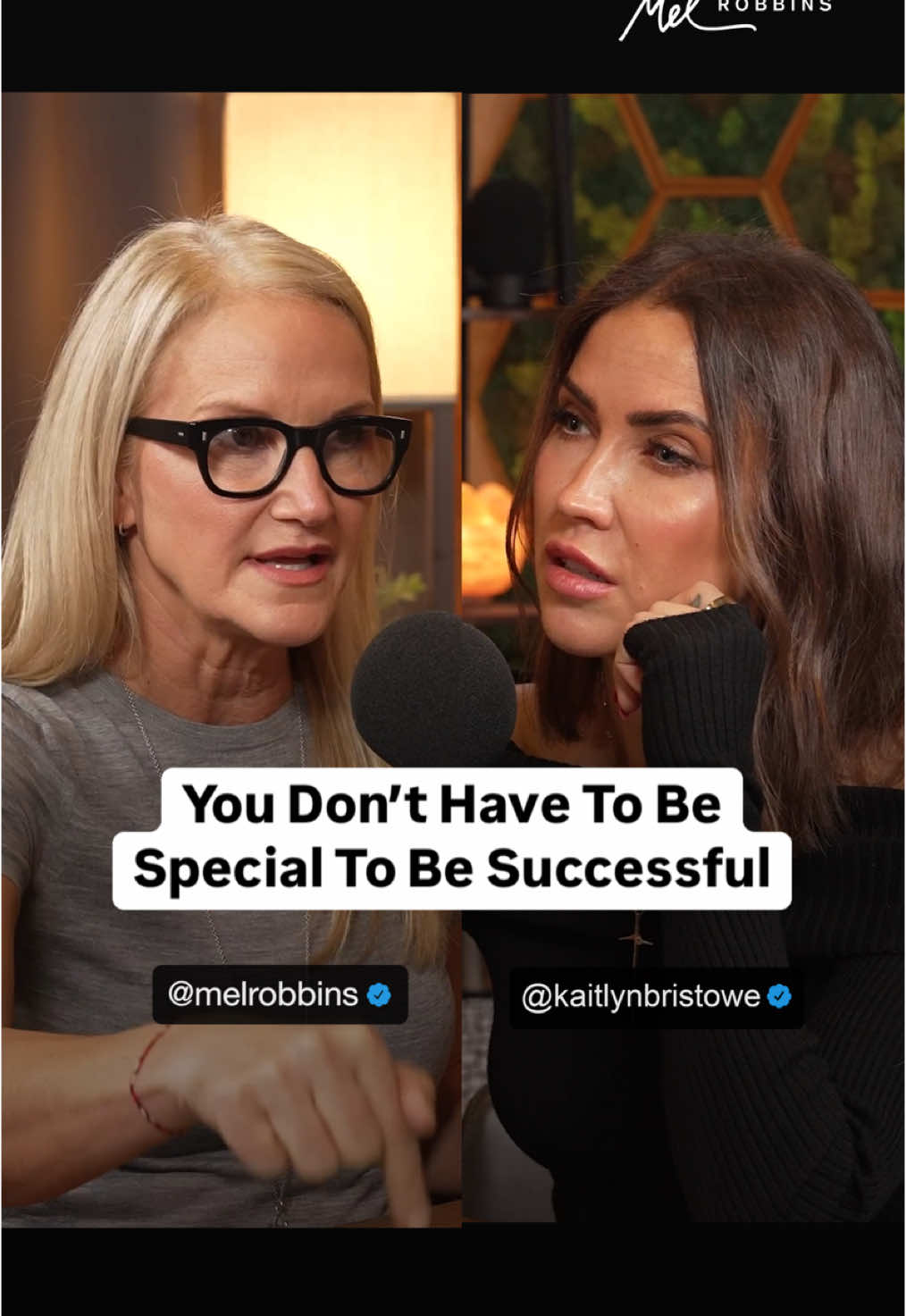 Your life won’t change overnight. That’s just marketing. Real change? It’s slow. It’s unsexy. It’s hard. Thank you @Kaitlyn Bristowe for having me on this episode of @Off The Vine! 💚 #melrobbins #lifechanges #motivation