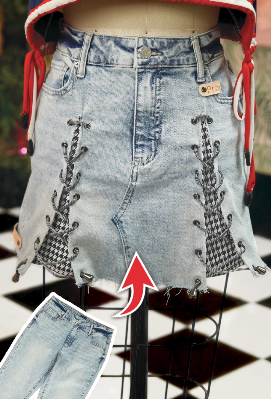 Turn your old jeans or shorts into a mini skirt with custom pleats! This upcycle is beginner-friendly, fashion-forward, and perfect for breathing new life into your wardrobe.♻️ #Sewing #Upcycle #DIYSewing #DIYFashion #MiniSkirt #SkirtRefashion #ThriftFlip #Refashion #SewingProjects #SewingInspiration #SustainableFashion #skirt #upcycling #TikTokTaughtMe #sewingtiktok 